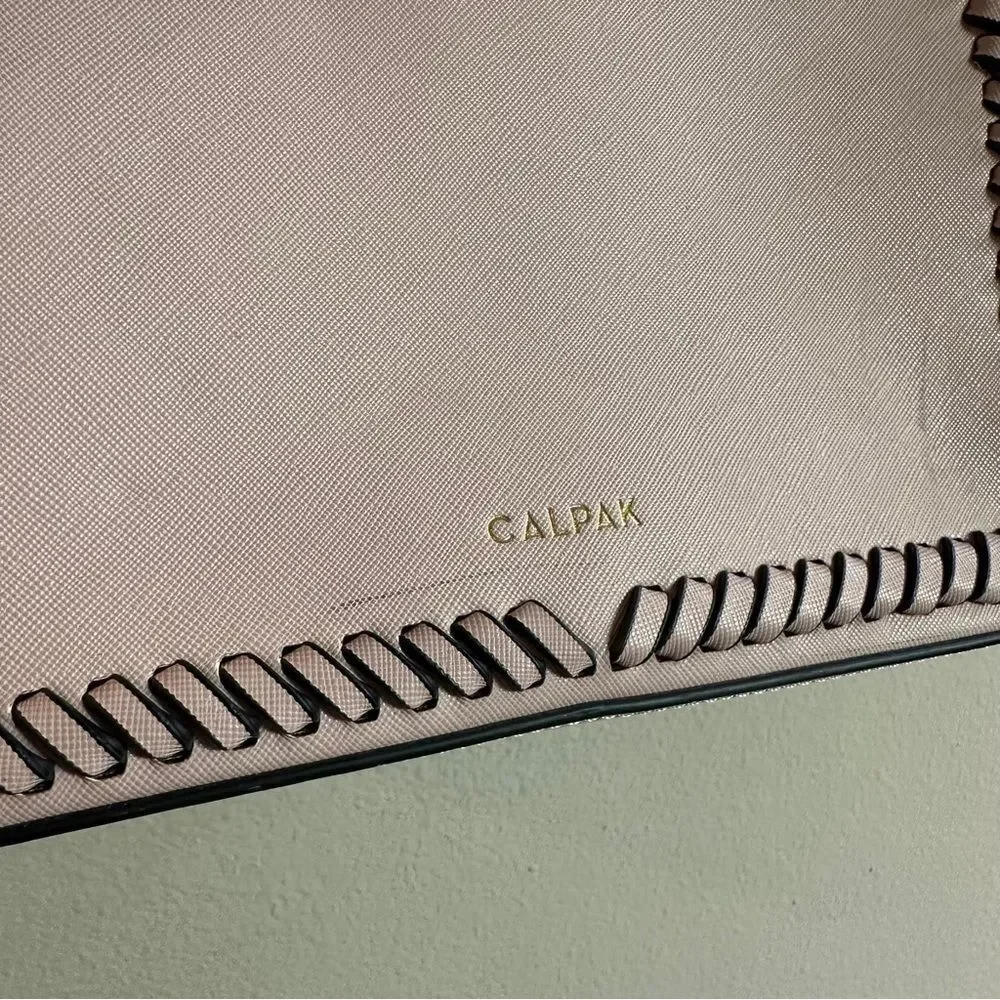 Calpak pale pink Backpack with Stitch Detail